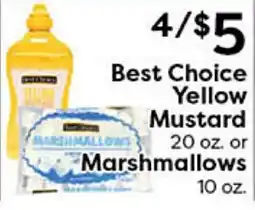 Rich's Fresh Market Best Choice Yellow Mustard 20 oz. or Marshmallows 10 oz offer