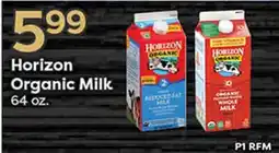 Rich's Fresh Market Horizon Organic Milk offer