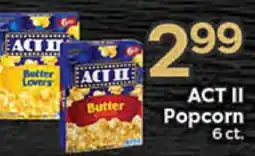 Rich's Fresh Market ACT II Popcorn offer