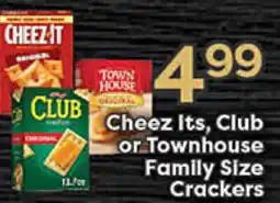 Rich's Fresh Market Cheez Its, Club or Townhouse Family Size Crackers offer