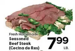 Rich's Fresh Market Fresh Homemade Seasoned Beef Steak offer