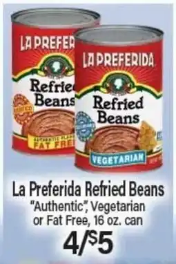Angelo Caputo's Fresh Market La Preferida Refried Beans offer