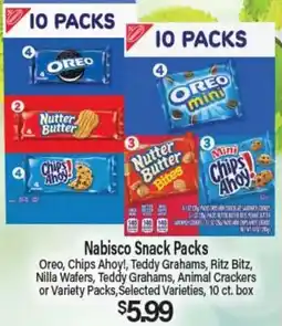 Angelo Caputo's Fresh Market Nabisco Snack Packs offer