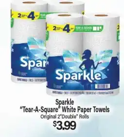 Angelo Caputo's Fresh Market Sparkle Tear-A-Square White Paper Towels offer
