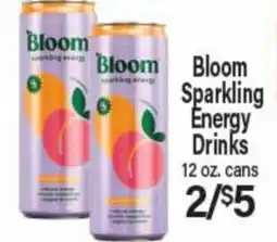 Angelo Caputo's Fresh Market Bloom Sparkling Energy Drinks offer