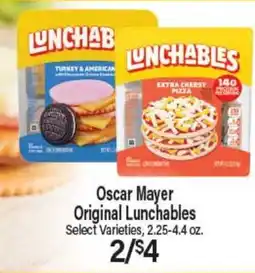 Angelo Caputo's Fresh Market Oscar Mayer Original Lunchables offer