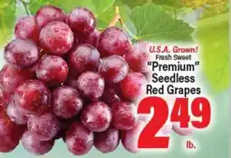 Angelo Caputo's Fresh Market Fresh Sweet Premium Seedless Red Grapes offer