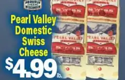 Angelo Caputo's Fresh Market Pearl Valley Domestic Swiss Cheese offer