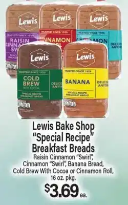 Angelo Caputo's Fresh Market Lewis Bake Shop Special Recipe Breakfast Breads offer