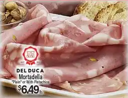 Angelo Caputo's Fresh Market DEL DUCA Mortadella offer