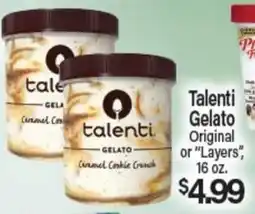 Angelo Caputo's Fresh Market Talenti Gelato Original or Layers, 16 Oz offer