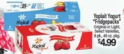 Angelo Caputo's Fresh Market Yoplait Yogurt Fridgepacks offer