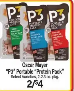 Angelo Caputo's Fresh Market Oscar Mayer P3 Portable Protein Pack offer