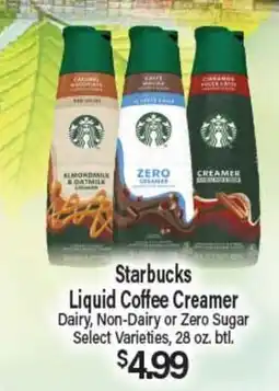 Angelo Caputo's Fresh Market Starbucks Liquid Coffee Creamer offer