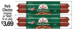 Angelo Caputo's Fresh Market Pork Chorizo offer