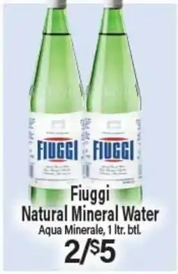 Angelo Caputo's Fresh Market Fiuggi Natural Mineral Water offer