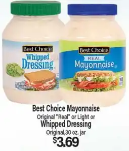 Angelo Caputo's Fresh Market Best Choice Mayonnaise Original Real or Light or Whipped Dressing offer
