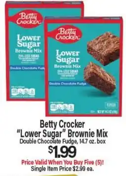 Angelo Caputo's Fresh Market Betty Crocker Lower Sugar Brownie Mix offer