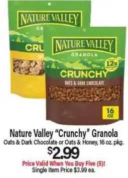 Angelo Caputo's Fresh Market Nature Valley Crunchy Granola offer