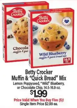 Angelo Caputo's Fresh Market Betty Crocker Muffin & Quick Bread Mix offer