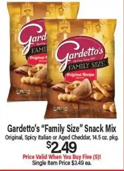 Angelo Caputo's Fresh Market Gardetto's Family Size Snack Mix offer
