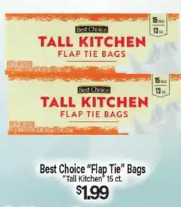 Angelo Caputo's Fresh Market Best Choice Flap Tie Bags offer