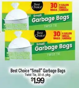 Angelo Caputo's Fresh Market Best Choice Small Garbage Bags offer