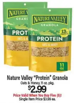 Angelo Caputo's Fresh Market Nature Valley Protein Granola offer