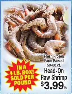 Angelo Caputo's Fresh Market Head-On Raw Shrimp offer