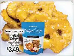 Angelo Caputo's Fresh Market SNACK FACTORY Pretzel Crisps offer