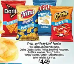 Angelo Caputo's Fresh Market Frito-Lay Party Size Snacks offer