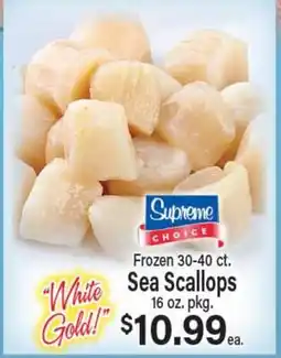 Angelo Caputo's Fresh Market Frozen 30-40 ct. Sea Scallops offer