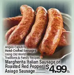 Angelo Caputo's Fresh Market Angelo Caputo's Hand-Crafted Sausages offer