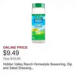 Costco Hidden Valley Ranch Homestyle Seasoning, Dip and Salad Dressing Mix, 20 oz offer