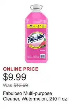 Costco Fabuloso Multi-purpose Cleaner, Watermelon, 210 fl oz offer