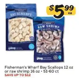 Winn Dixie Fisherman's Wharf Bay Scallops or Raw Shrimp offer