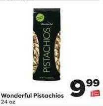 Weis Markets Wonderful Pistachios offer