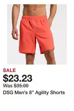 Dick's Sporting Goods DSG Men's 8 Agility Shorts offer