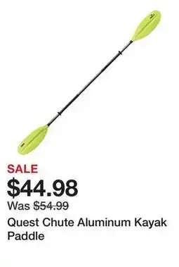 Dick's Sporting Goods Quest Chute Aluminum Kayak Paddle offer