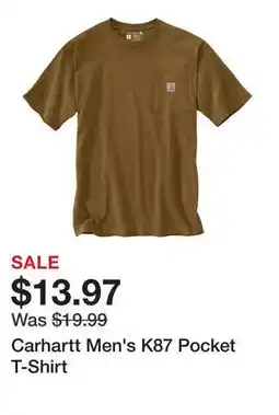 Dick's Sporting Goods Carhartt Men's K87 Pocket T-Shirt offer
