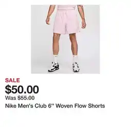 Dick's Sporting Goods Nike Men's Club 6'' Woven Flow Shorts offer