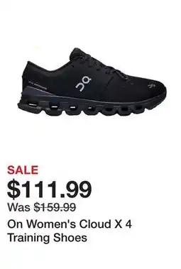 Dick's Sporting Goods On Women's Cloud X 4 Training Shoes offer