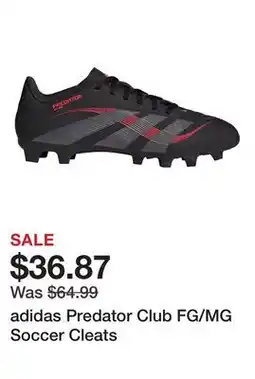 Dick's Sporting Goods adidas Predator Club FG/MG Soccer Cleats offer
