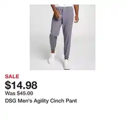 Dick's Sporting Goods DSG Men's Agility Cinch Pant offer