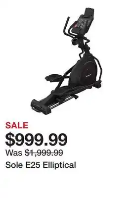 Dick's Sporting Goods Sole E25 Elliptical offer