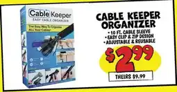Ollie's CABLE KEEPER ORGANIZER offer