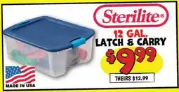 Ollie's STERILITE LATCH & CARRY offer