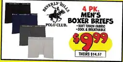 Ollie's BEVERLY HILLS POLO CLUB MEN'S BOXER BRIEF offer