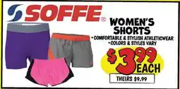 Ollie's SOFFE WOMEN'S SHORTS offer