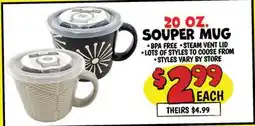 Ollie's 20 OZ. SOUPER MUG offer